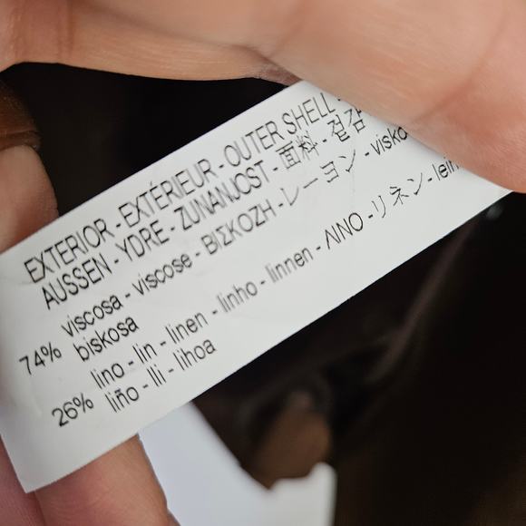 NWOT Zara Single Breasted Oversized Satin Blazer Jacket Sz M Brown NEW - Picture 10 of 13